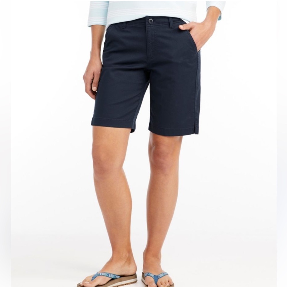 L.L. BEAN CLASSIC BERMUDA SHORTS 🩳 Classic Fit women’s Jeans Shorts -Blue Jean